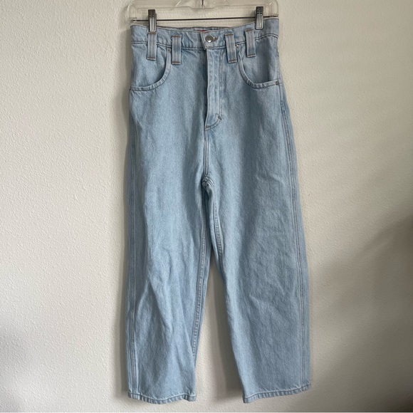 Eckhaus Latta Denim - Eckhaus Latta Baggy Redux Light Wash Denim Jeans